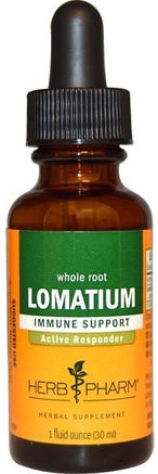 Lomatium, Whole Root, 1 fl oz (30 ml) by Herb Pharm-Örter, Lomatium