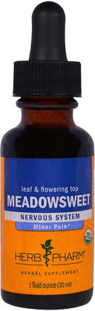 Meadowsweet, 1 fl oz (30 ml) by Herb Pharm-Örter, Meadowsweet