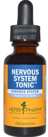 Nervous System Tonic, 1 fl oz (30 ml) by Herb Pharm-Hälsa