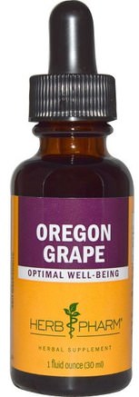 Oregon Grape, 1 fl oz (30 ml) by Herb Pharm-Örter, Oregon Druv Rot