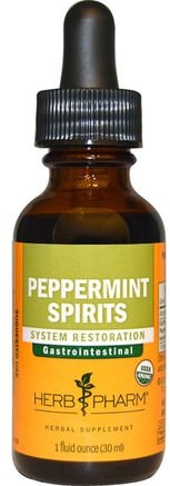 Peppermint Spirits, 1 fl oz (30 ml) by Herb Pharm-Örter, Pepparmynta