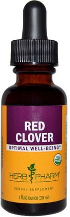 Red Clover, 1 fl oz (30 ml) by Herb Pharm-Örter, Rödklöver