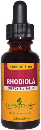 Rhodiola, Alcohol-Free, 1 fl oz (30 ml) by Herb Pharm-Örter, Rhodiola Rosea, Adaptogen