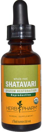 Shatavari, 1 fl oz (30 ml) by Herb Pharm-Örter, Shatavari