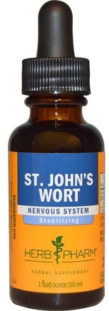 St. Johns Wort, 1 fl oz (30 ml) by Herb Pharm-Örter, St. Johns Wort