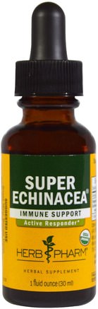 Super Echinacea, 1 fl oz (30 ml) by Herb Pharm-Kosttillskott, Antibiotika, Echinacea