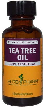 Tea Tree Oil, 1 fl oz (29.6 ml) by Herb Pharm-Bad, Skönhet, Aromterapi Eteriska Oljor, Tea Tree Olja