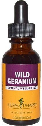 Wild Geranium, 1 fl oz (30 ml) by Herb Pharm-Örter, Pelargon
