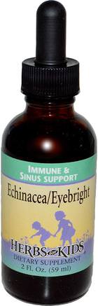 Echinacea/Eyebright, 2 fl oz (59 ml) by Herbs for Kids-Kosttillskott, Antibiotika, Echinacea, Hälsa, Immunsystem