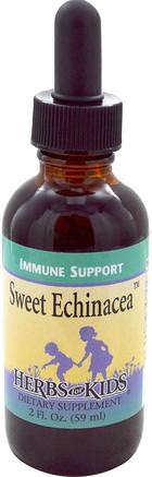 Sweet Echinacea, 2 fl oz (59 ml) by Herbs for Kids-Kosttillskott, Antibiotika, Echinacea Vätskor, Hälsa, Immunsystem