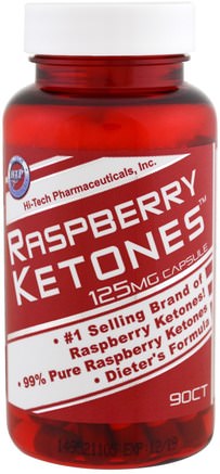 Raspberry Ketones, 125 mg, 90 Capsules by Hi Tech Pharmaceuticals-Hälsa, Viktminskning, Kost