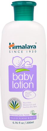 Baby Lotion, Oils of Almond & Olive, 6.76 fl oz (200 ml) by Himalaya Herbal Healthcare-Hälsa, Hud, Body Lotion, Baby Lotion
