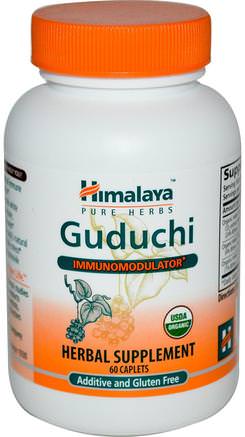 Guduchi, 60 Caplets by Himalaya Herbal Healthcare-Hälsa, Kall Influensa Och Virus, Immunsystem, Örter, Guduchi