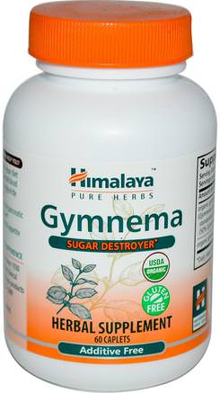 Gymnema, 60 Caplets by Himalaya Herbal Healthcare-Örter, Gymnema