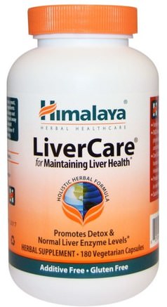 Liver Care, 180 Vegetarian Capsules by Himalaya Herbal Healthcare-Hälsa, Leverstöd