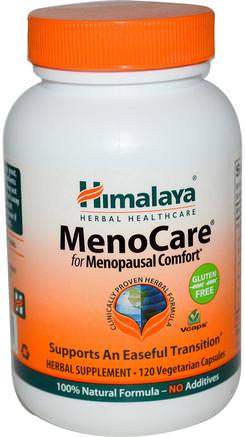 MenoCare, 120 Veggie Caps by Himalaya Herbal Healthcare-Hälsa, Kvinnor, Klimakteriet
