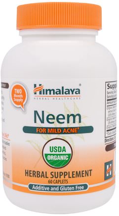 Neem, 60 Caplets by Himalaya Herbal Healthcare-Örter