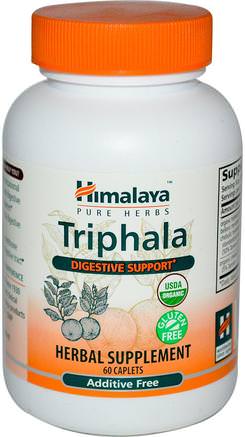 Triphala, 60 Caplets by Himalaya Herbal Healthcare-Hälsa, Detox, Triphala, Förstoppning