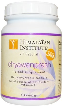 Chyawanprash Spreadable Jam, 1.1 lbs (500 g) by Himalayan Institute-Örter, Ayurveda Ayurvediska Örter, Chyavanprash, Mat, Sylt Spridda