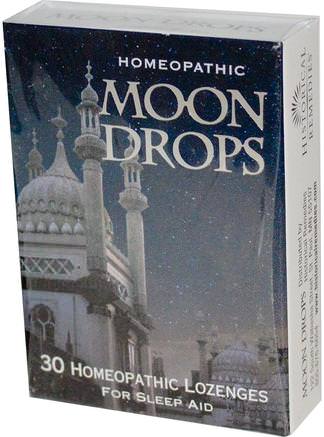 Moon Drops, 30 Homeopathic Lozenges by Historical Remedies-Kosttillskott, Sömn