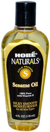 Naturals, Sesame Oil, 4 fl oz (118 ml) by Hobe Labs-Hälsa, Hud, Massageolja