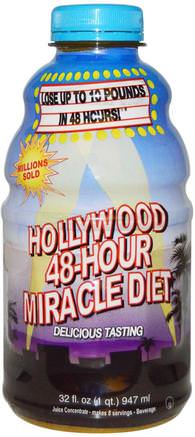 Hollywood 48-Hour Miracle Diet, 32 fl oz (947 ml) by Hollywood Diet-Hälsa, Kost, Mat, Kaffe Te Och Drycker, Fruktjuicer