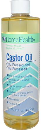 Castor Oil, 16 fl oz (473 ml) by Home Health-Hälsa, Hud, Ricinolja
