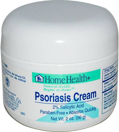 Psoriasis Cream, 2 oz (56 g) by Home Health-Bad, Skönhet, Psoriasis Och Eksem, Psoriasis