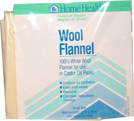 Wool Flannel, Small, 1 Flannel by Home Health-Hälsa, Hud, Ricinolja, Ullflanell Ricinolja