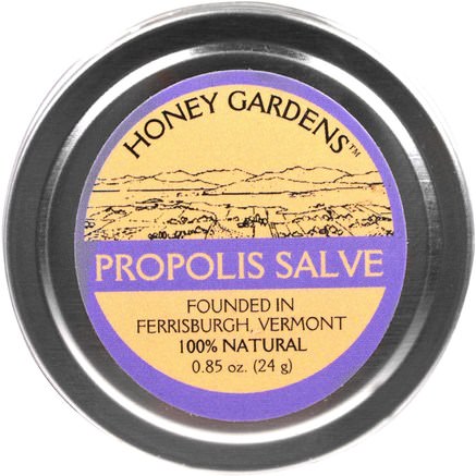 Propolis Salve, 0.85 fl oz (24 g) by Honey Gardens-Kosttillskott, Biprodukter, Bi Propolis