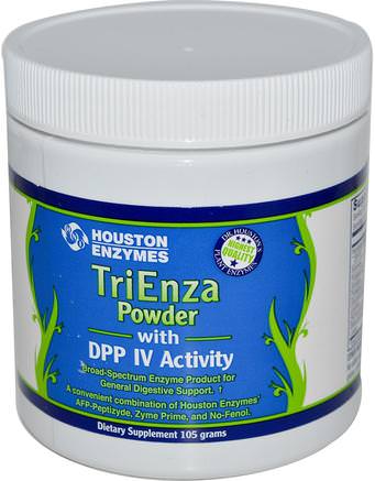 TriEnza Powder with DPP IV Activity, 105 g by Houston Enzymes-Kosttillskott, Matsmältningsenzymer