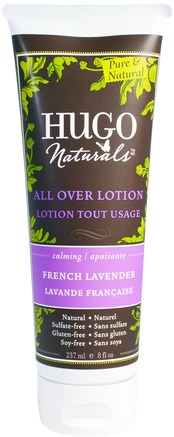 All Over Lotion, French Lavender, 8 fl oz (237 ml) by Hugo Naturals-Bad, Skönhet, Body Lotion