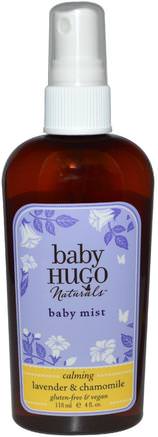 Baby Mist, Lavender & Chamomile, 4 fl oz (118 ml) by Hugo Naturals-Barns Hälsa, Diapering, Babypulveroljor, Bad, Skönhet, Doftsprayer