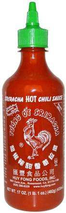 Hot Chili Sauce, 17 oz (482 g) by Huy Fong Foods Sriracha-Mat, Förband Och Kryddor, Varm Sås