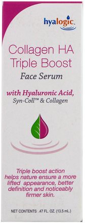 by Hyalogic Collagen HA Triple Boost Face Serum.47 fl oz (13.5 ml)-Hälsa, Hudserum, Ben, Osteoporos, Kollagen