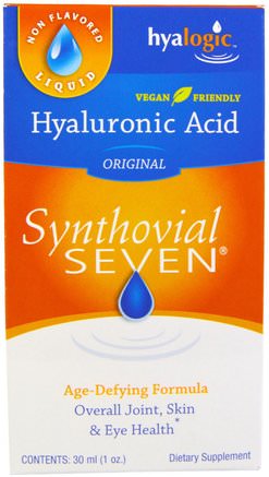 Synthovial Seven, 1 oz (30 ml) by Hyalogic Hyaluronic Acid-Hälsa, Ben, Osteoporos, Anti-Åldrande, Gemensam Hälsa