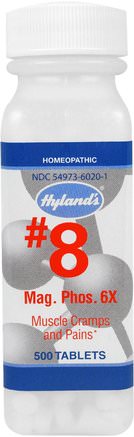 #8 Mag. Phos. 6X, 500 Tablets by Hylands-Hälsa, Anti Smärta