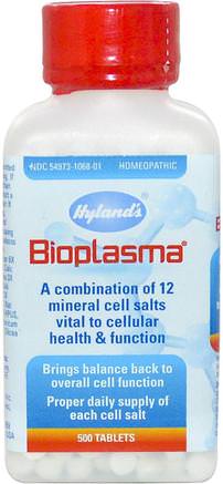 Bioplasma, 500 Tablets by Hylands-Kosttillskott, Homeopati, Hälsa