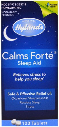 Calms Fort, Sleep Aid, 100 Tablets by Hylands-Kosttillskott, Sömn