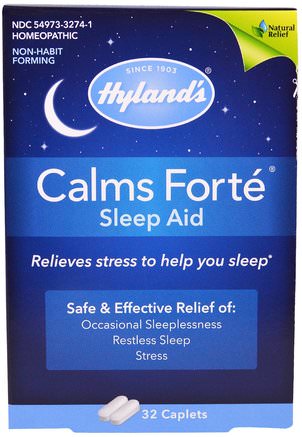 Calms Fort, Sleep Aid, 32 Caplets by Hylands-Kosttillskott, Homeopati, Sömn