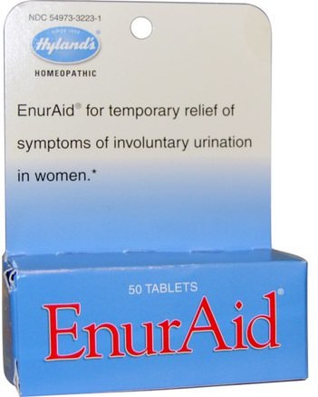EnurAid, 50 Tablets by Hylands-Hälsa, Inkontinensblåsstöd, Blåsan