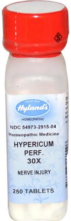 Hypericum Perf. 30X, 250 Tablets by Hylands-Hälsa