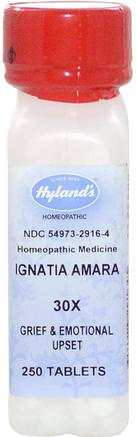 Ignatia Amara 30X, 250 Tablets by Hylands-Hälsa, Humör, Kosttillskott, Homeopati, Ignatia