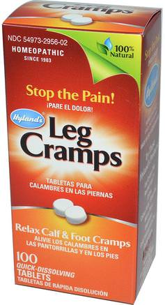 Leg Cramps, 100 Tablets by Hylands-Hälsa, Anti Smärta