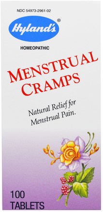 Menstrual Cramps, 100 Tablets by Hylands-Hälsa, Premenstruellt Syndrom, Premenstrual, Kosttillskott, Homeopati Smärtlindring