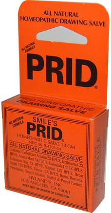 Smiles Prid Homeopathic Drawing Salve, 18 g by Hylands-Hälsa, Anti Smärta, Skador Brännskador