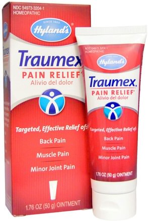 Traumex Pain Relief, Ointment, 1.76 oz (50 g) by Hylands-Örter, Arnica Montana, Arnica, Kosttillskott, Homeopati Smärtlindring