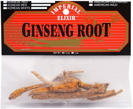 Ginseng Root, American Cultivated, 1/2 oz by Imperial Elixir-Kosttillskott, Adaptogen