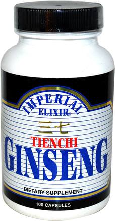 Tienchi Ginseng, 100 Capsules by Imperial Elixir-Kosttillskott, Adaptogen