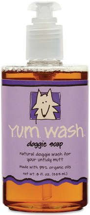 Yum Wash, Doggie Soap, 8 fl oz (225 ml) by Indigo Wild-Husdjursvård, Husdjur Hundar, Schampo Och Grooming Husdjur